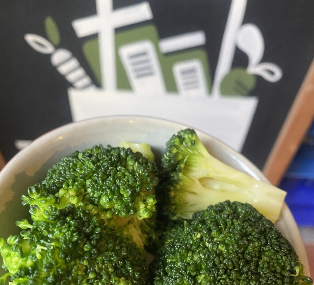 Rijst met kip en broccoli