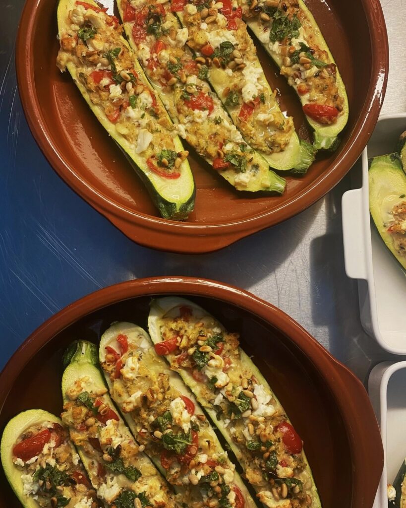 Gevulde courgette (v)