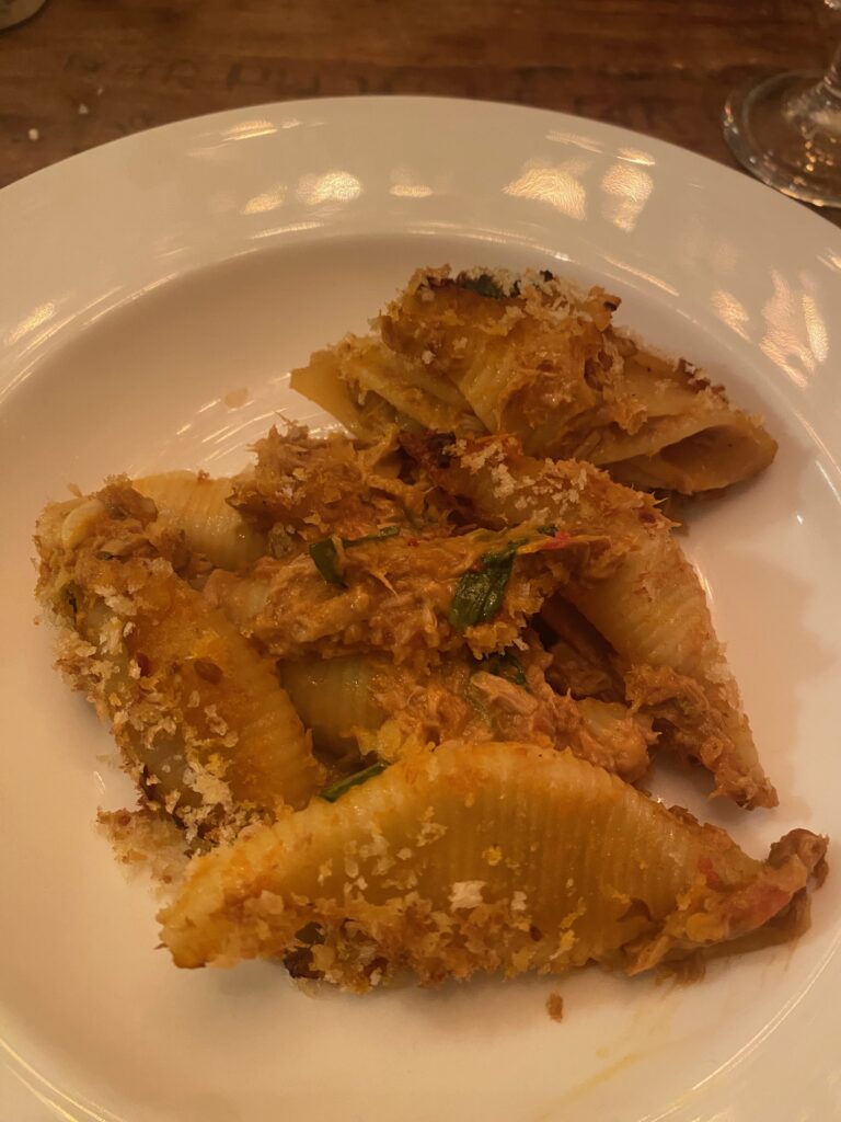Spicy tonijnpasta met parmezaanroom