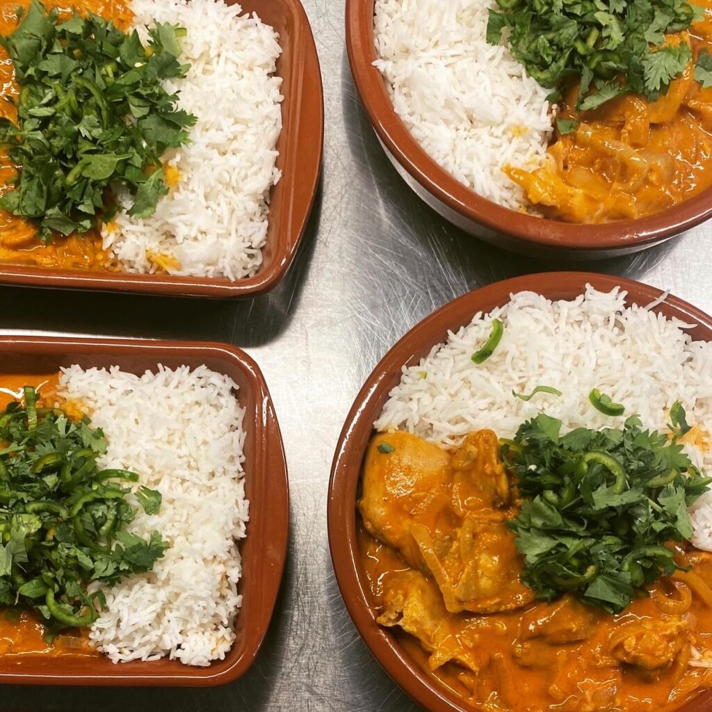 Kleintje tikka masala met kip