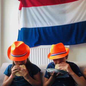Kleintje pita kipshawarma