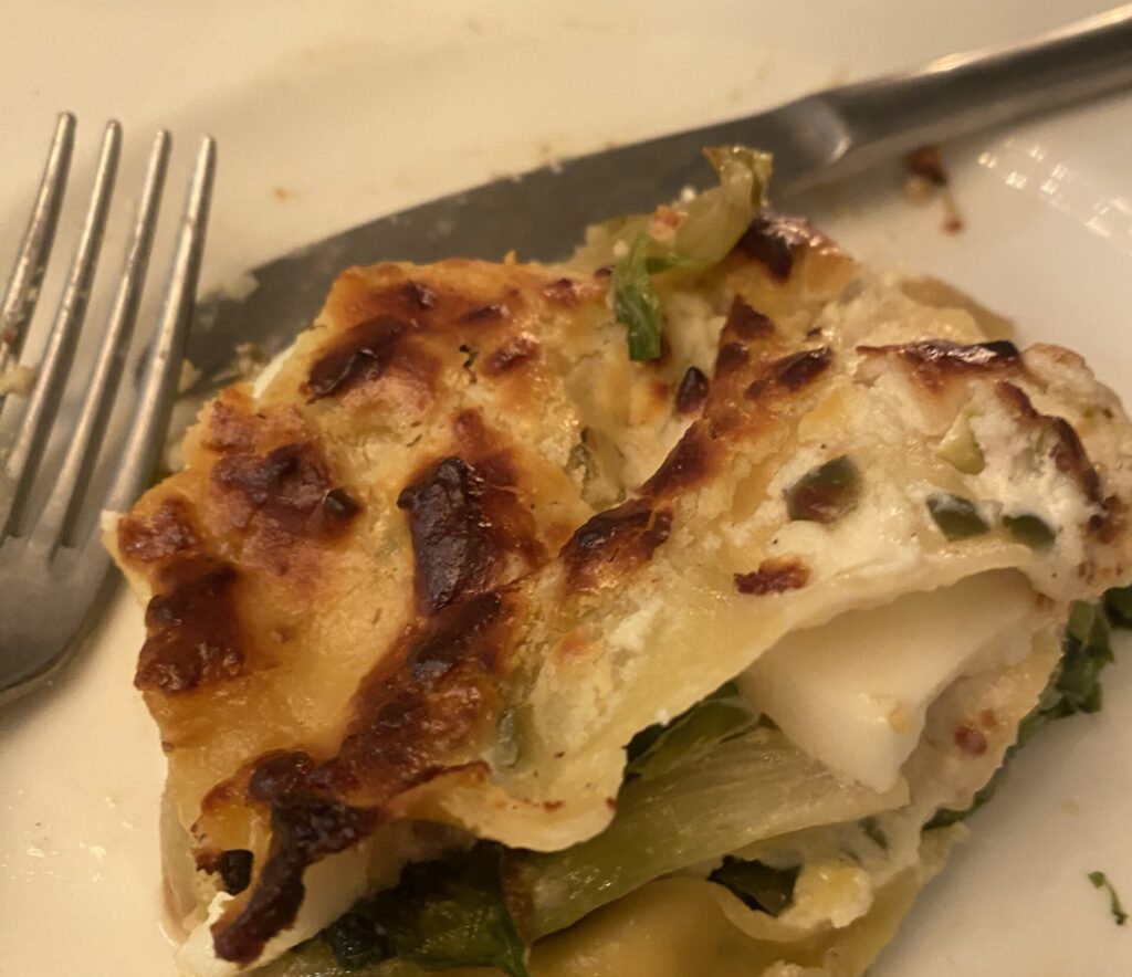 Lasagne con indivia (v)