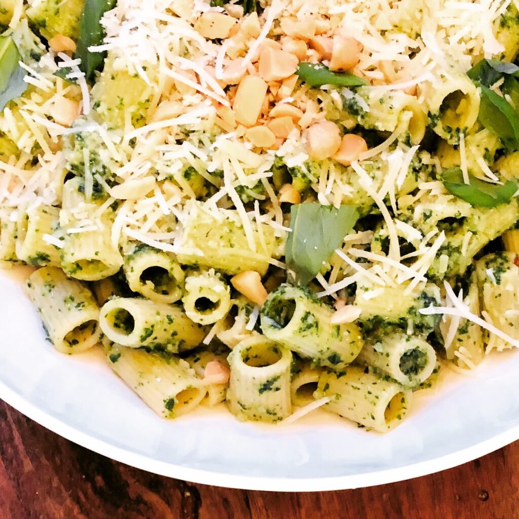 Pasta met supergroentepesto