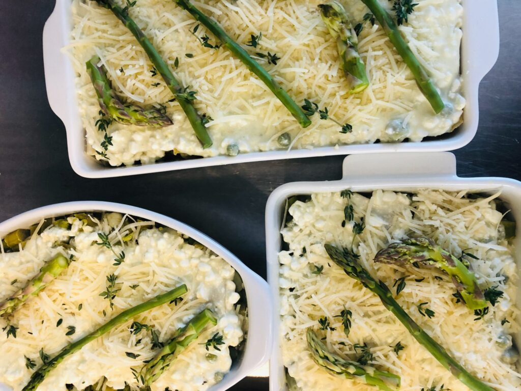 Lentelasagne met groene groenten