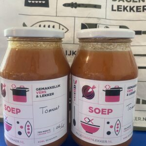 VAKANTIE-AANBIEDING 2x TOMATENSOEP (v)