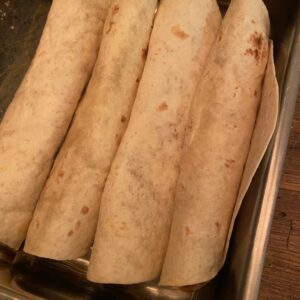 Tortilla met Mexicaans gekruid gehakt