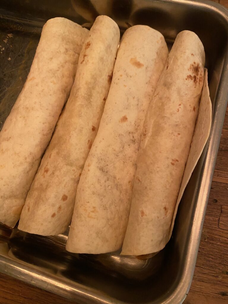 Tortilla met Mexicaans gekruid gehakt