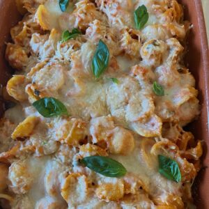 Pasta met tomaat (v)